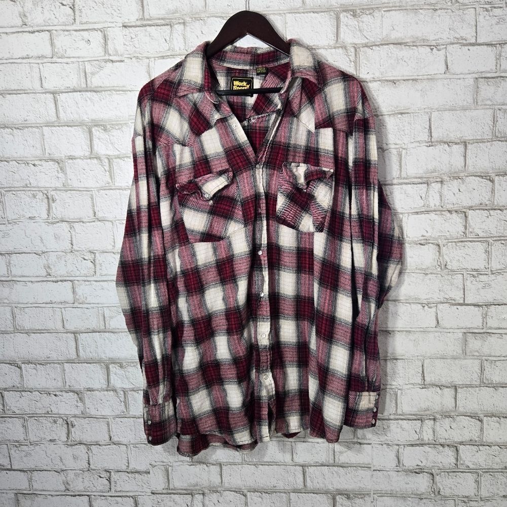 Work N Sport flannel flannel button down